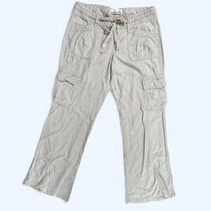 Y2K Old Navy Cargo Linen Pants